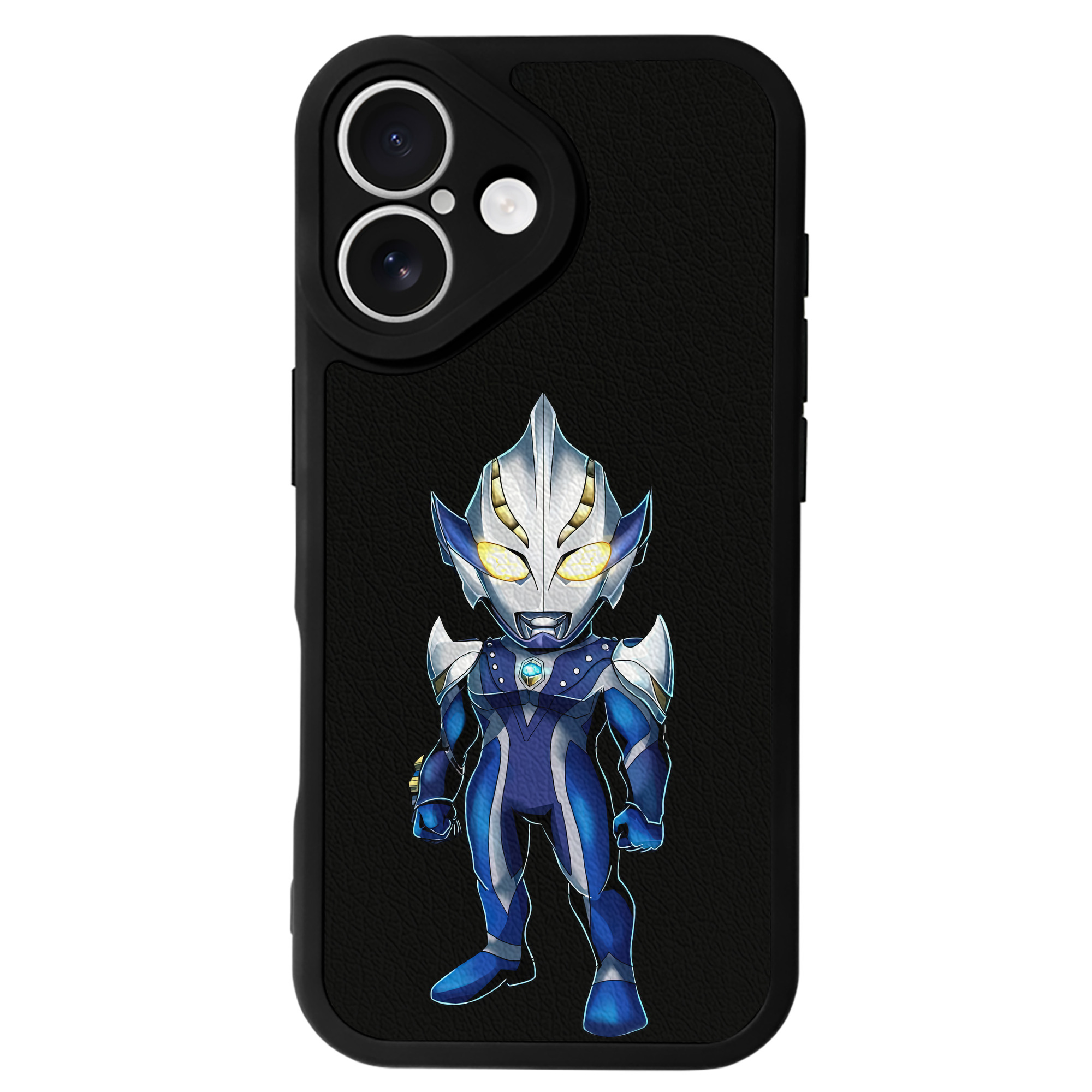 （画像用） ウルトラマン Ultraman 【iPhone 16シリーズ対応】シリコンスマホケース（レザー調） 材質：シリコン